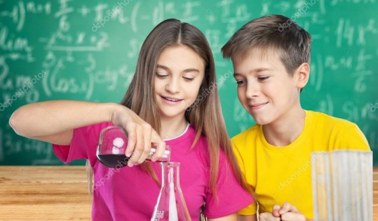 niños quimica